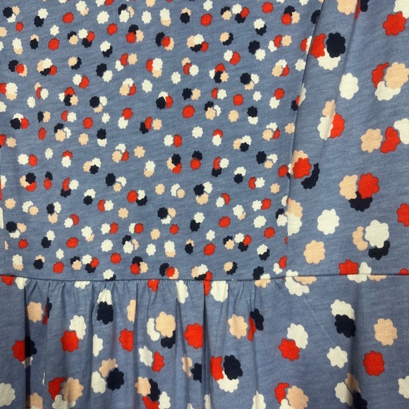 Boden Dress Emory Jersey Sheath Periwinkle Blue Polka Dot Women's Size 8R - Picture 6 of 7